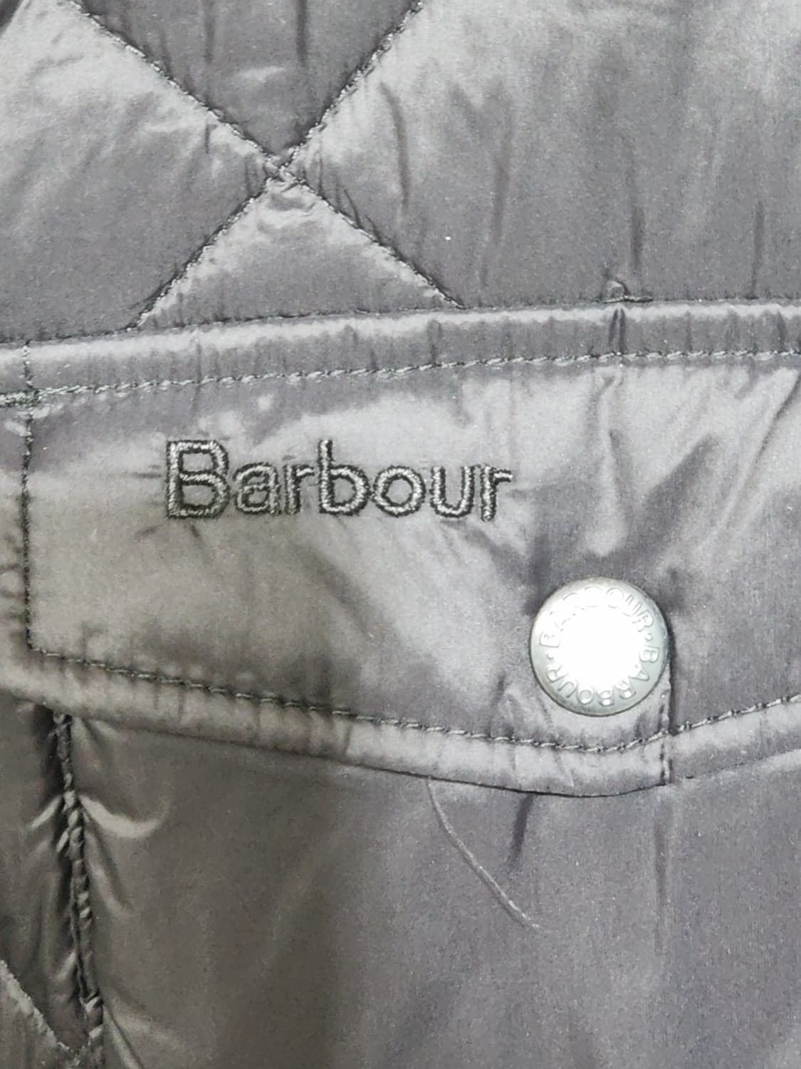 (L) 바버 경량패딩 점퍼 블랙 퀼팅자켓 매장판  상품이미지3