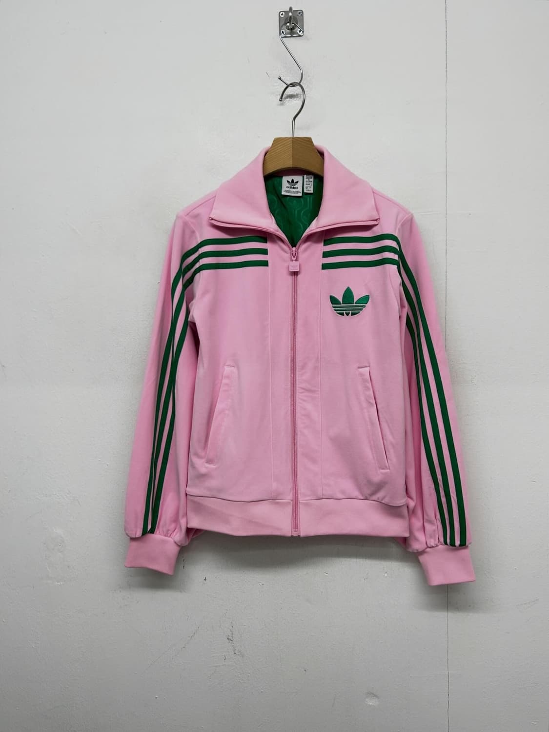 아디다스 벨루어 핑크 트레이닝 세트 상품이미지2