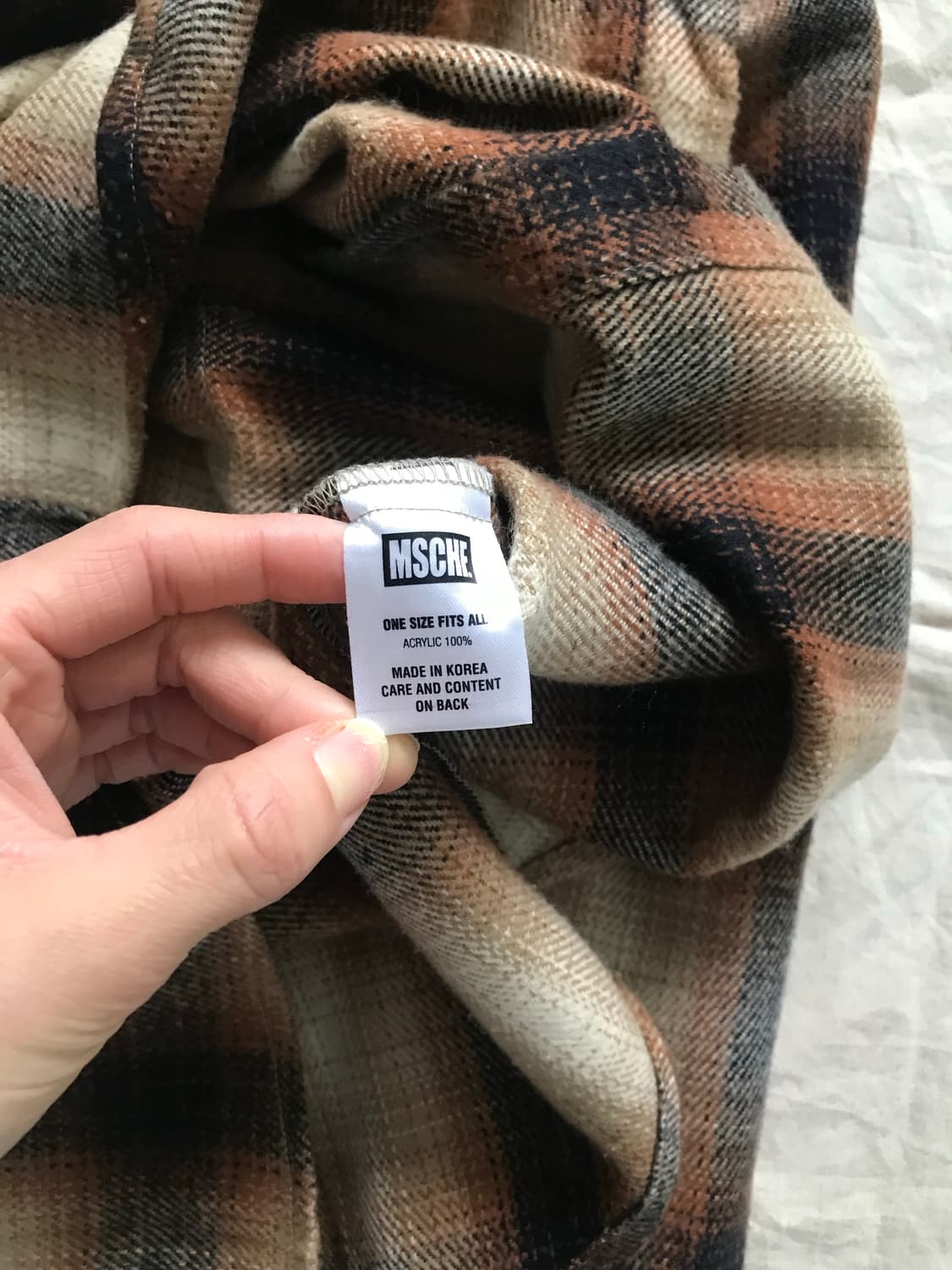 미스치프 올드스쿨 타단체크 포켓 셔츠 자켓 브라운 상품이미지8