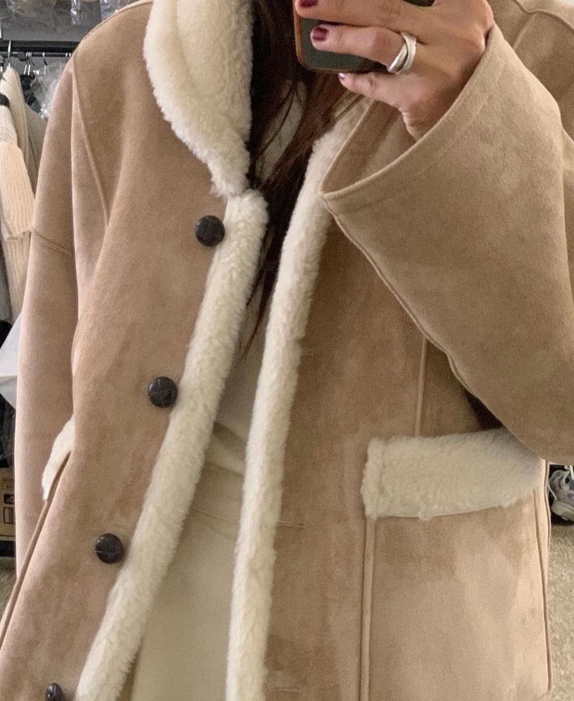 Vinmute 빈뮤트 양면 무스탕 상품이미지1