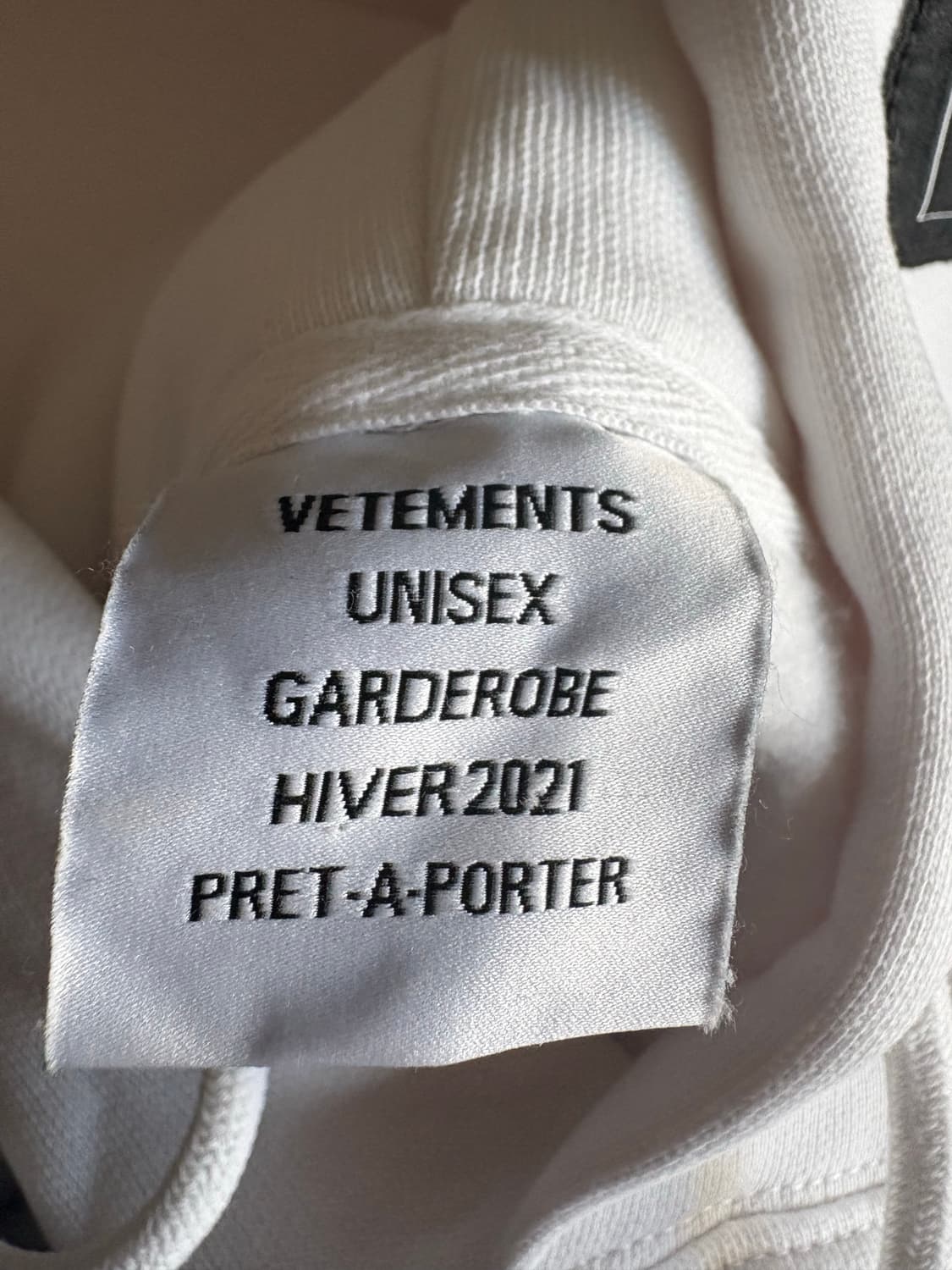 Vetements Unisex Garderobe Hiver 2021 Pr 상품이미지3