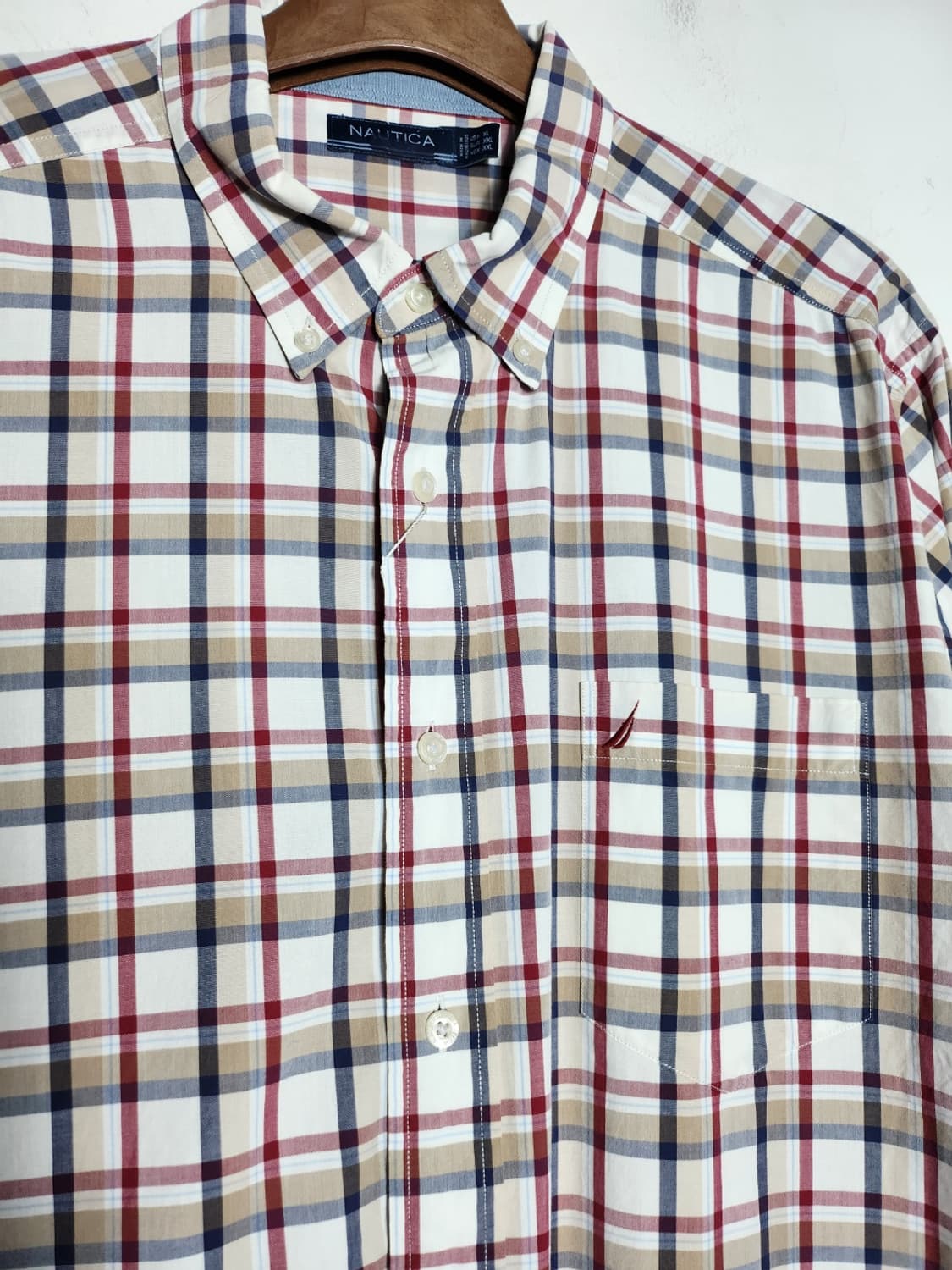 Nautica 체크 버튼다운 셔츠 상품이미지2