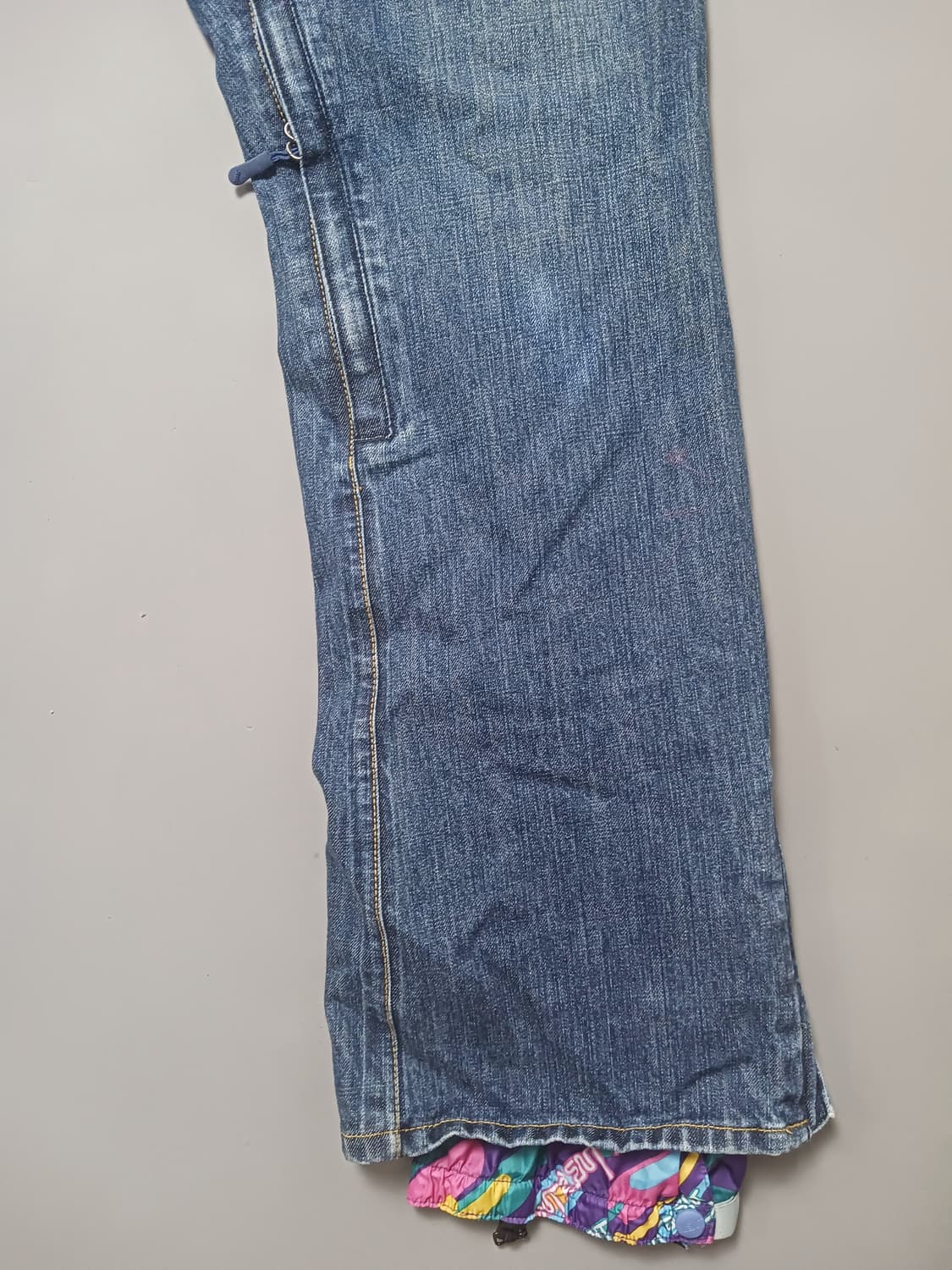 [M] 블렌트 마블 레이어드 데님 팬츠 보드복 스키복 상품이미지5