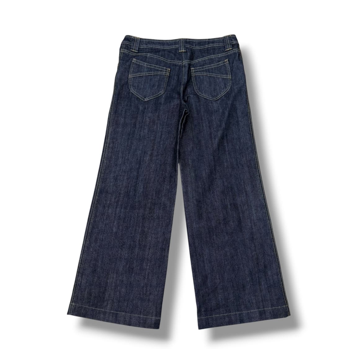 JPN pinore 버튼 디테일 생지 데님 와이드팬츠 상품이미지2