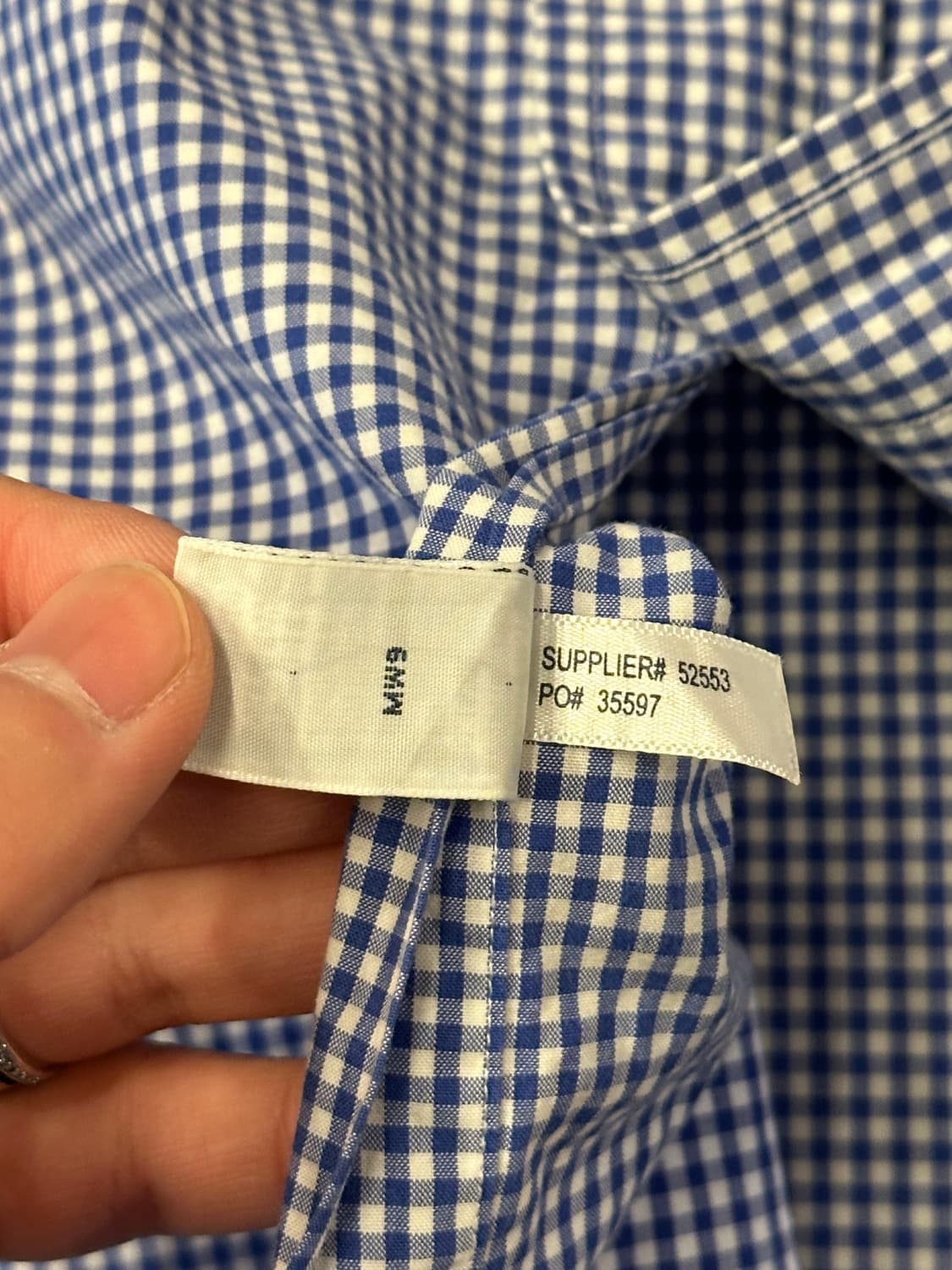 폴로 랄프로렌 깅엄체크 셔츠 L 상품이미지7