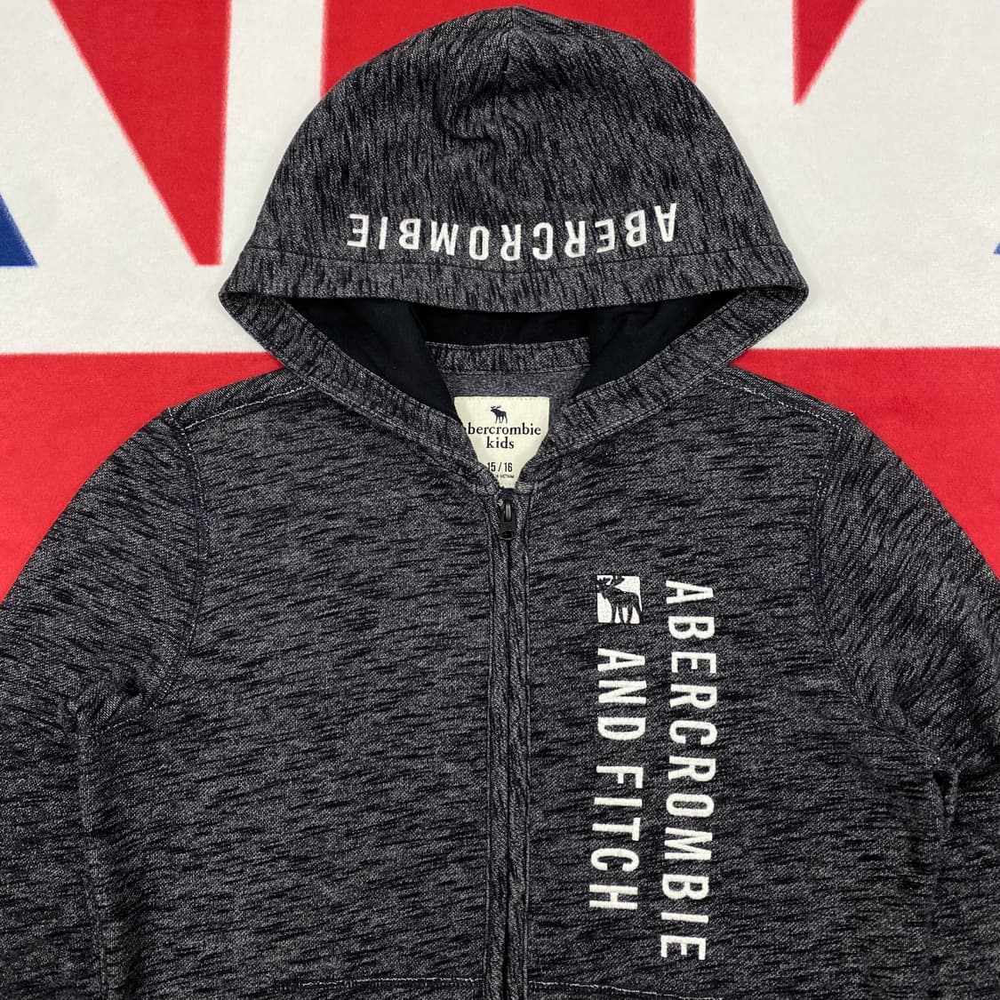 아베크롬비 후드집업 실측 여성 55-66 상품이미지3