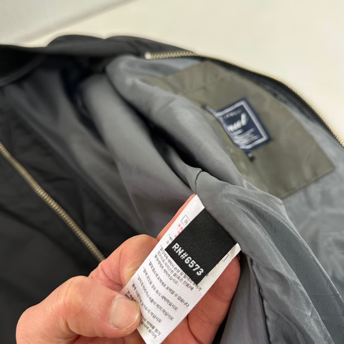 M 100 커스텀멜로우 하운드투스체크 핸드메이드 보카시울코트 상품이미지3