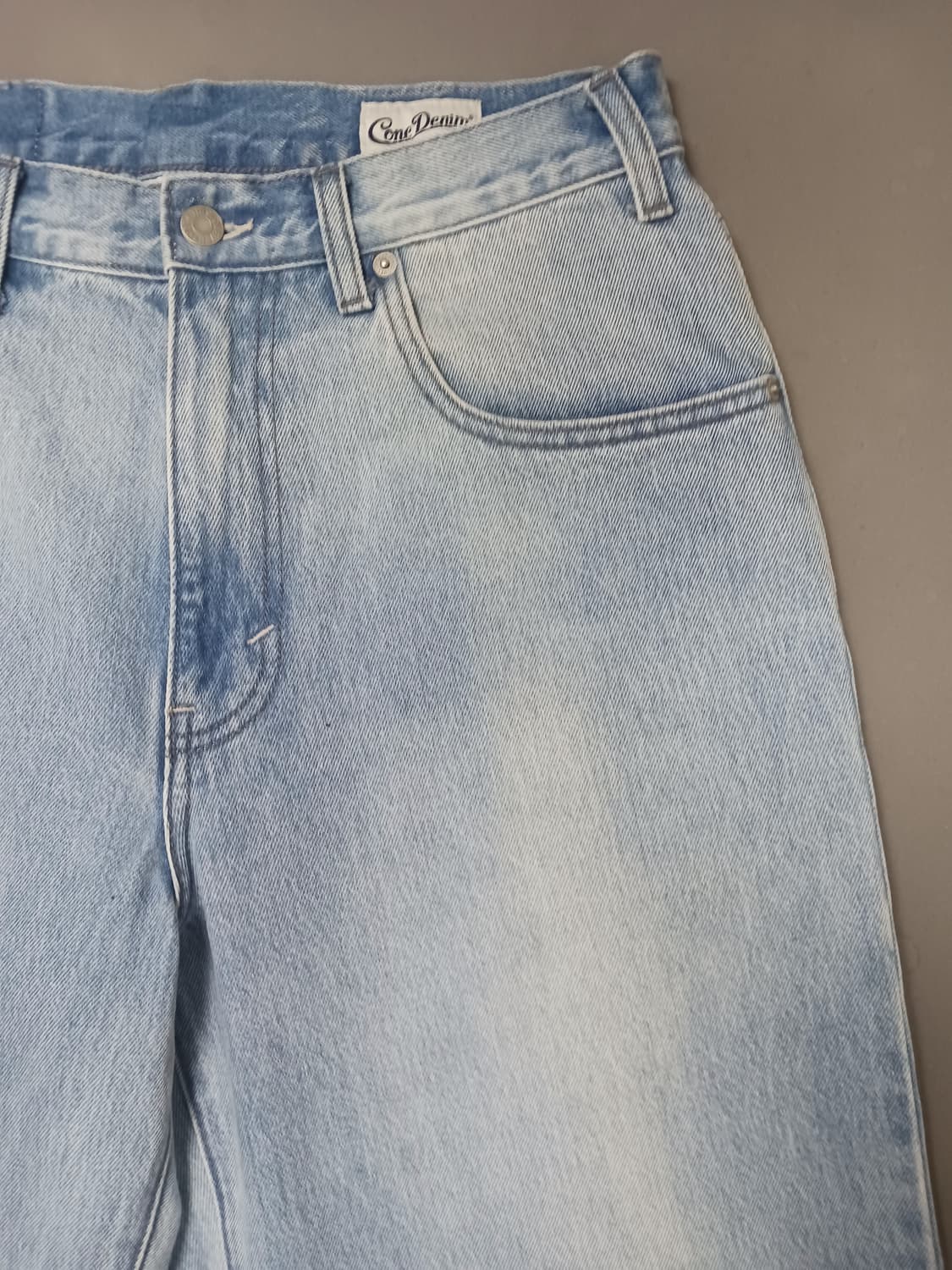 [M] 디스이즈네버댓 프리미엄 연청 릴렉스드 클래식진 청바지 상품이미지4