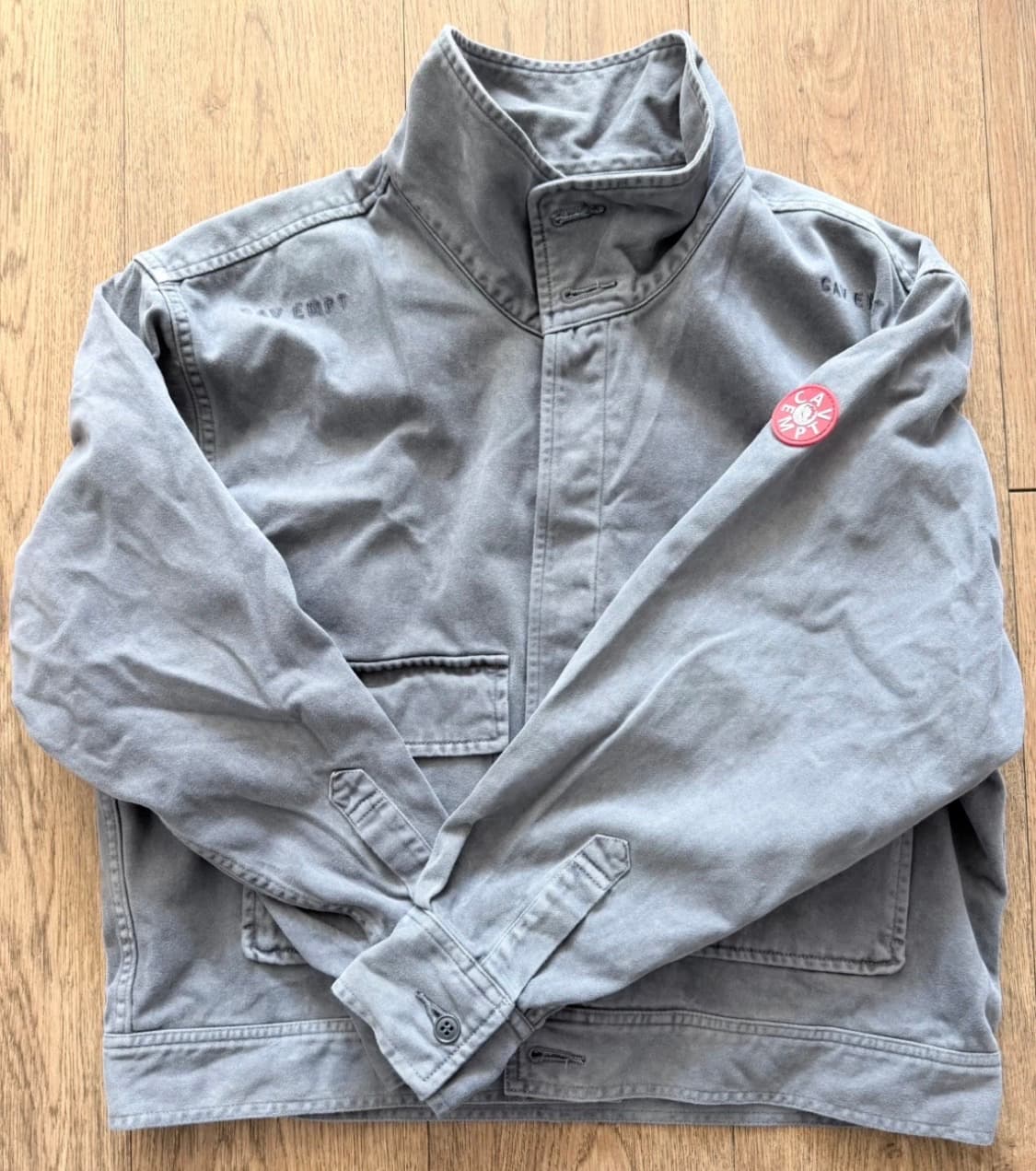 [카브엠트/어콜드월] 크롭 워시드 코튼 자켓 / S 상품이미지1