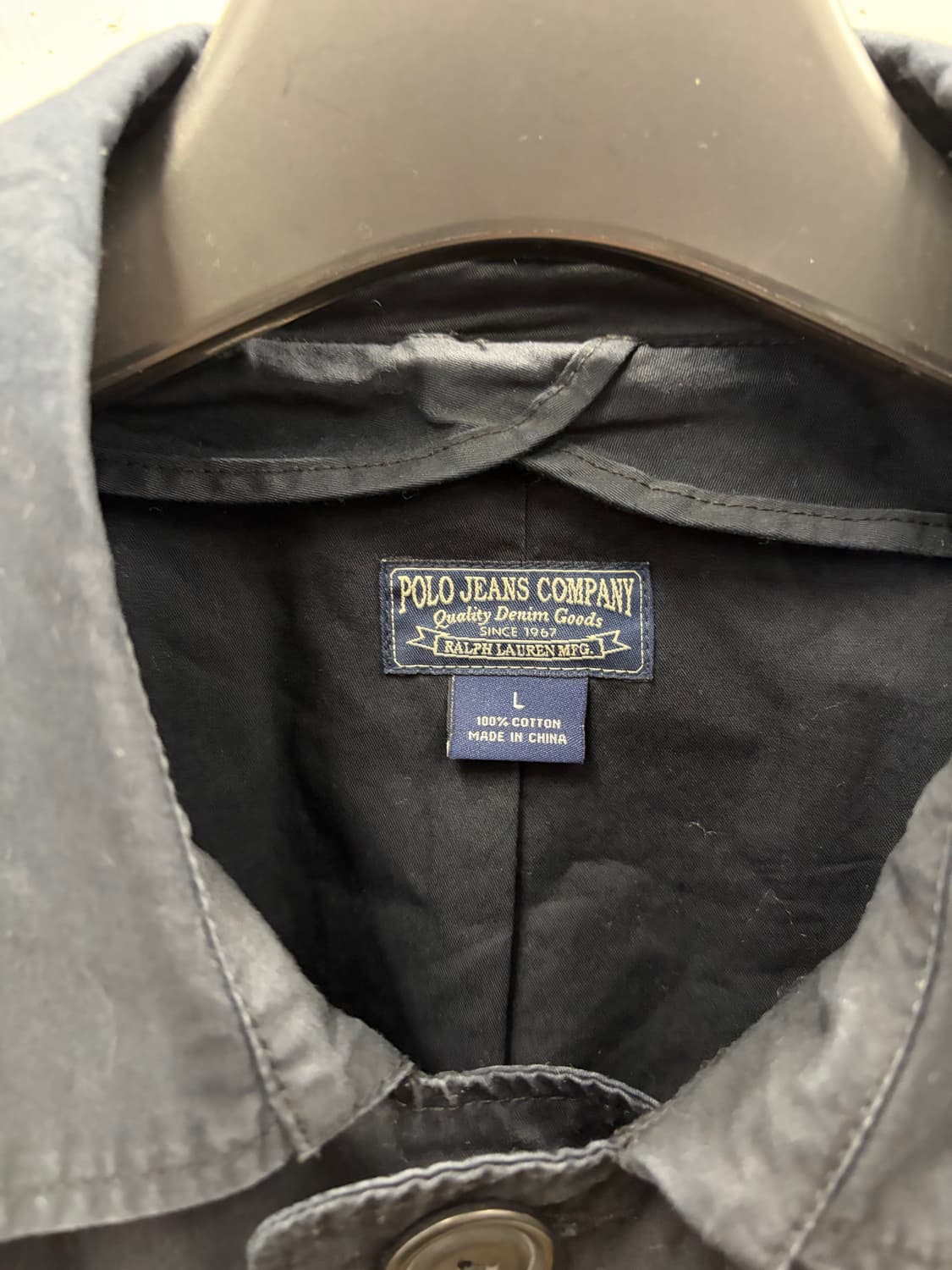 폴로진스컴퍼니 네이비 코트 L 상품이미지3