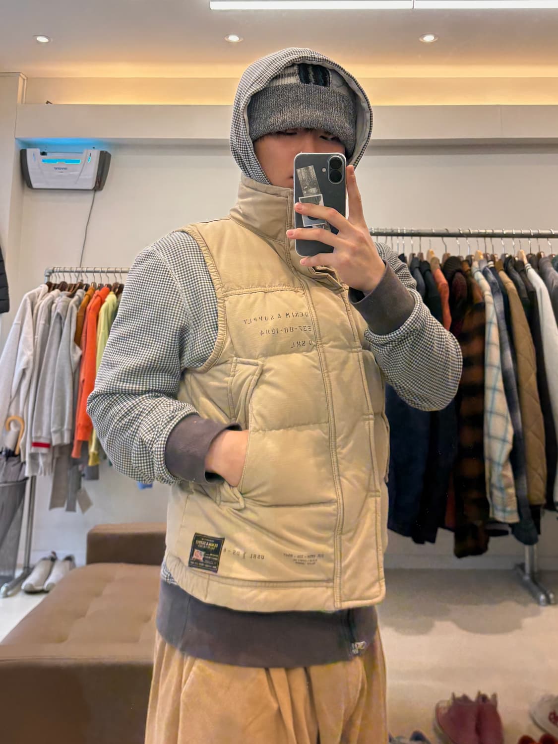 데님&서플라이 랄프로렌 패딩 베스트 상품이미지5