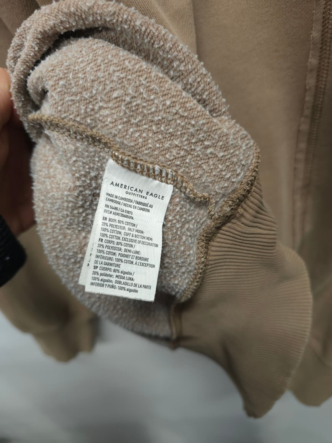 (빅사이즈) 아메리칸이글 펠트로고 맨투맨 (120~125) 상품이미지10