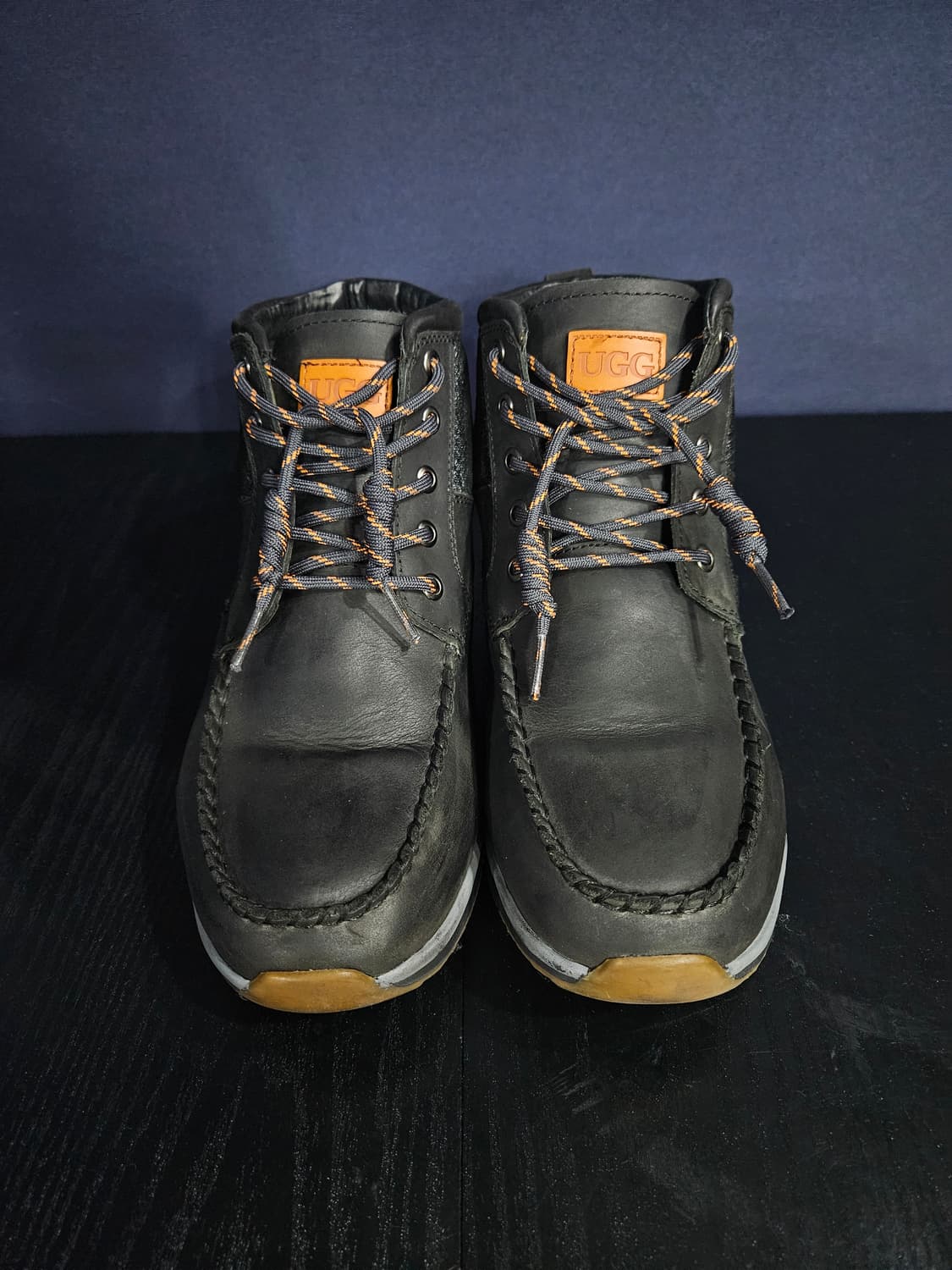 UGG 블랙차콜컬러 남성 260 양모 워커 부츠  상품이미지1