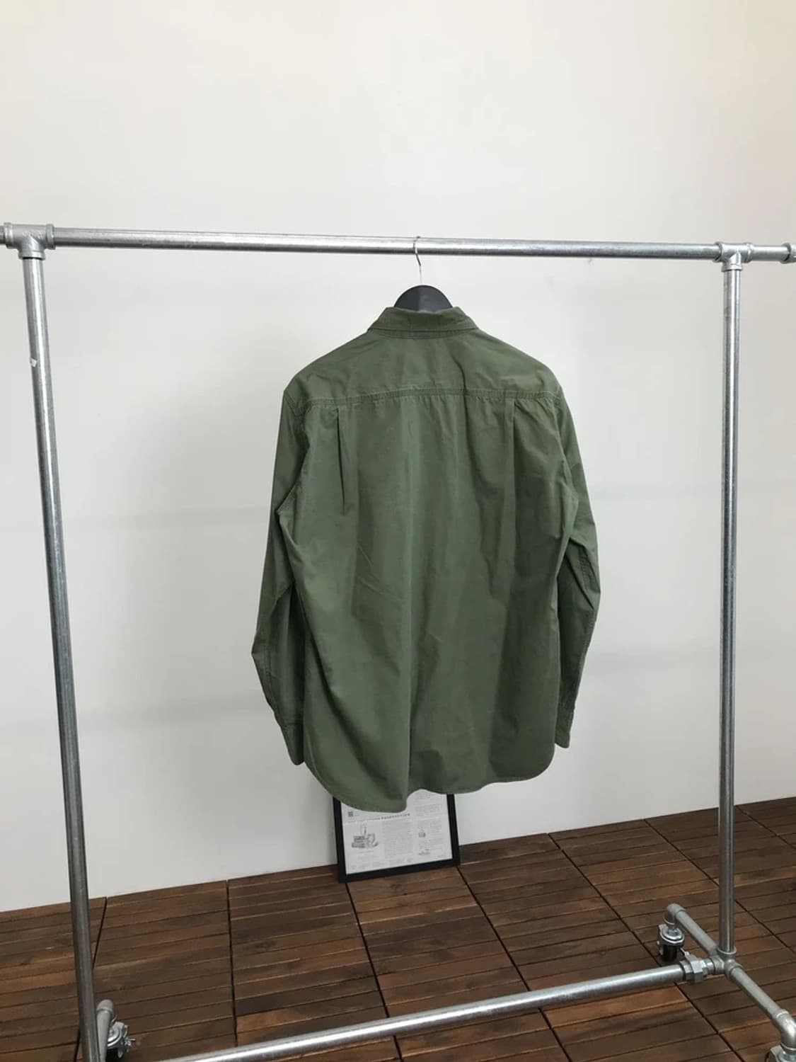 Blue Work Olive Utility Shirt Jacket 상품이미지4