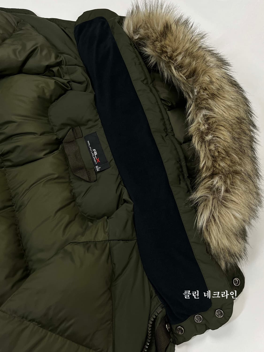 폴로 랄프로렌 올리브 콜드웨더 로버다운 자켓 상품이미지10