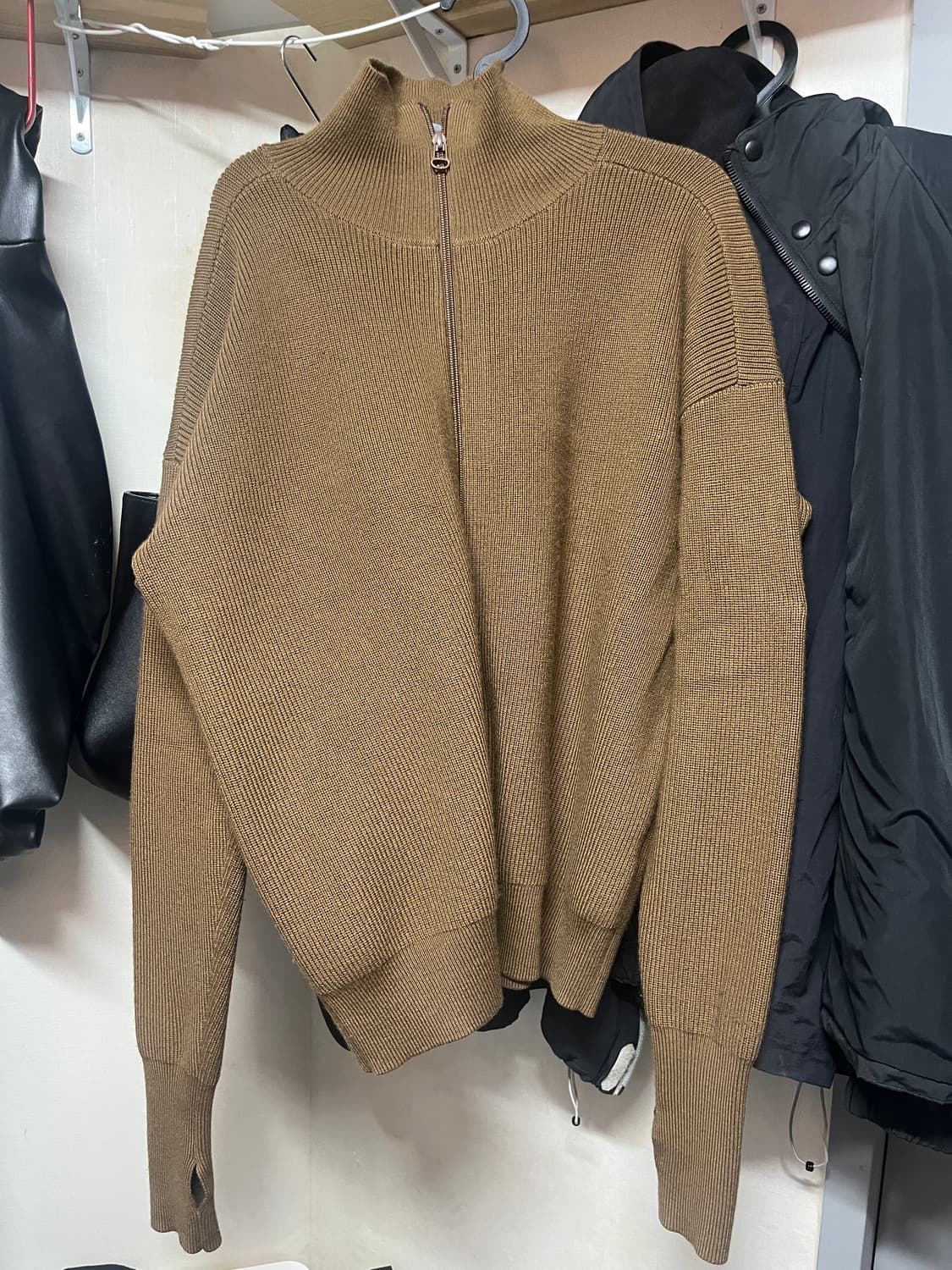 유니클로 U 니트집업 L 상품이미지1