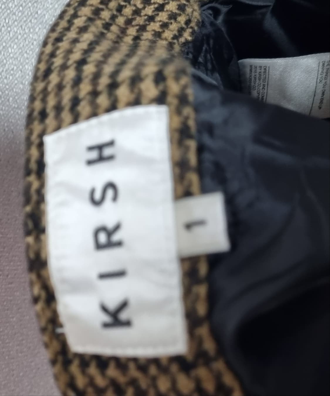 1사이즈) 키르시 체크 울혼방 스커트 상품이미지3