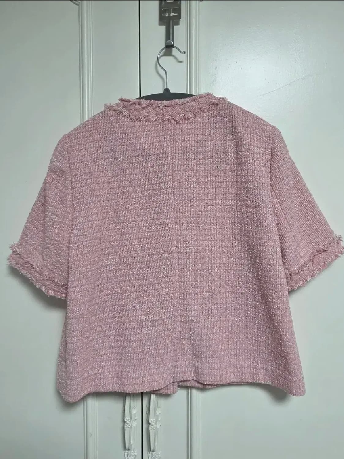 미쏘 트위드 자켓 - pink 상품이미지2