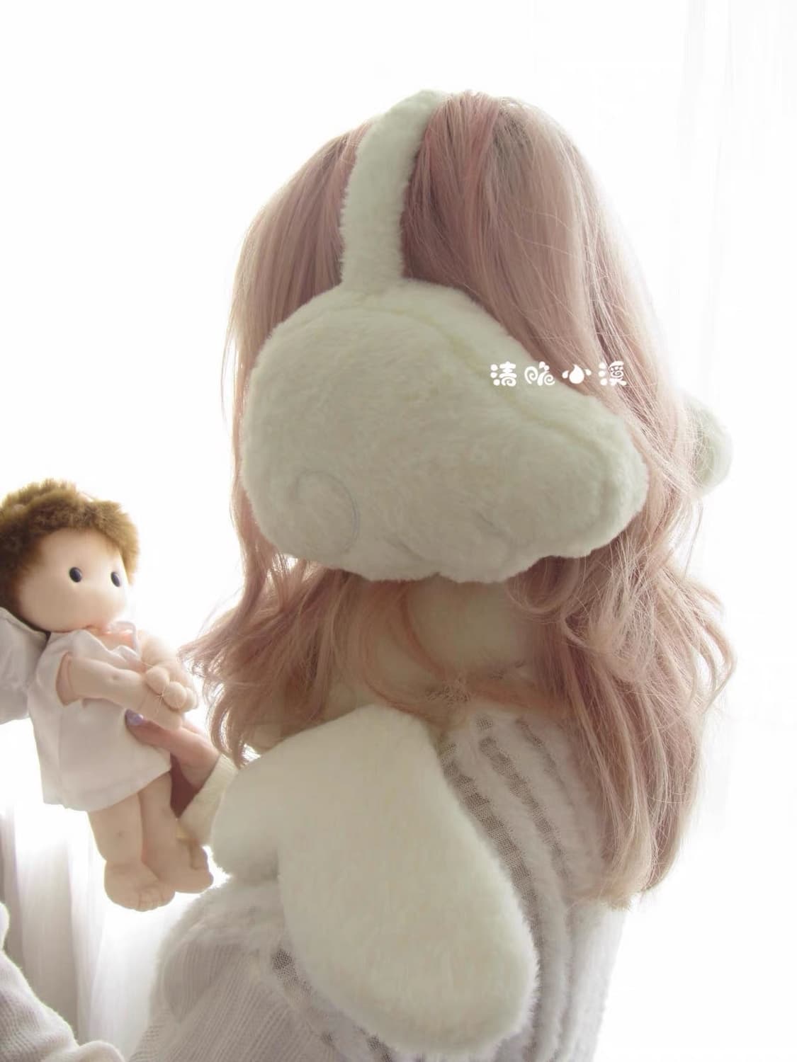 묘랑 크림 롤 스네일 천사날개 귀마개 상품이미지1