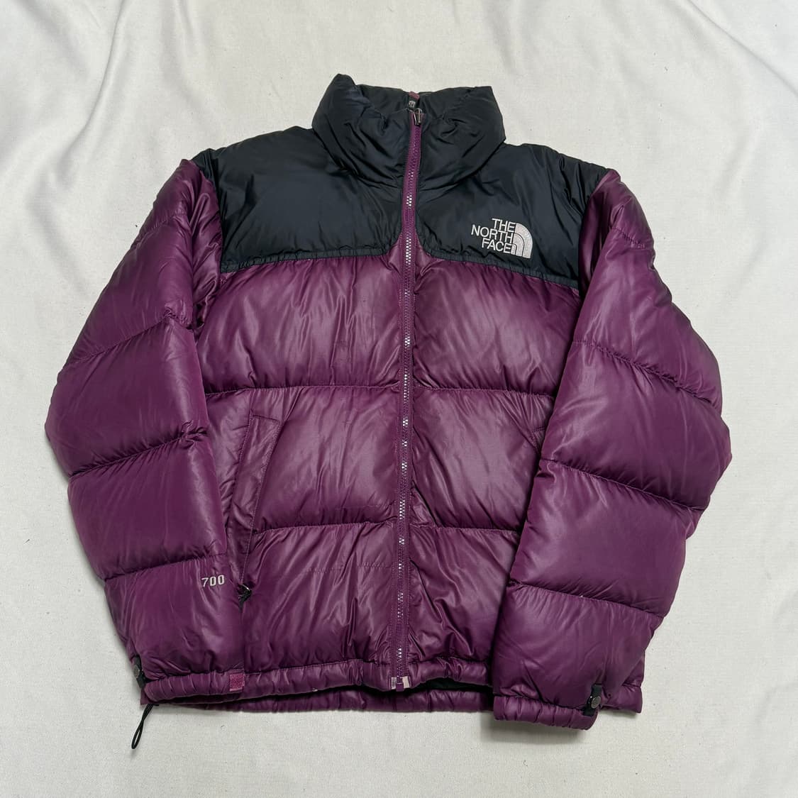 90 노스페이스 700 구스다운 퍼플 패딩 상품이미지2