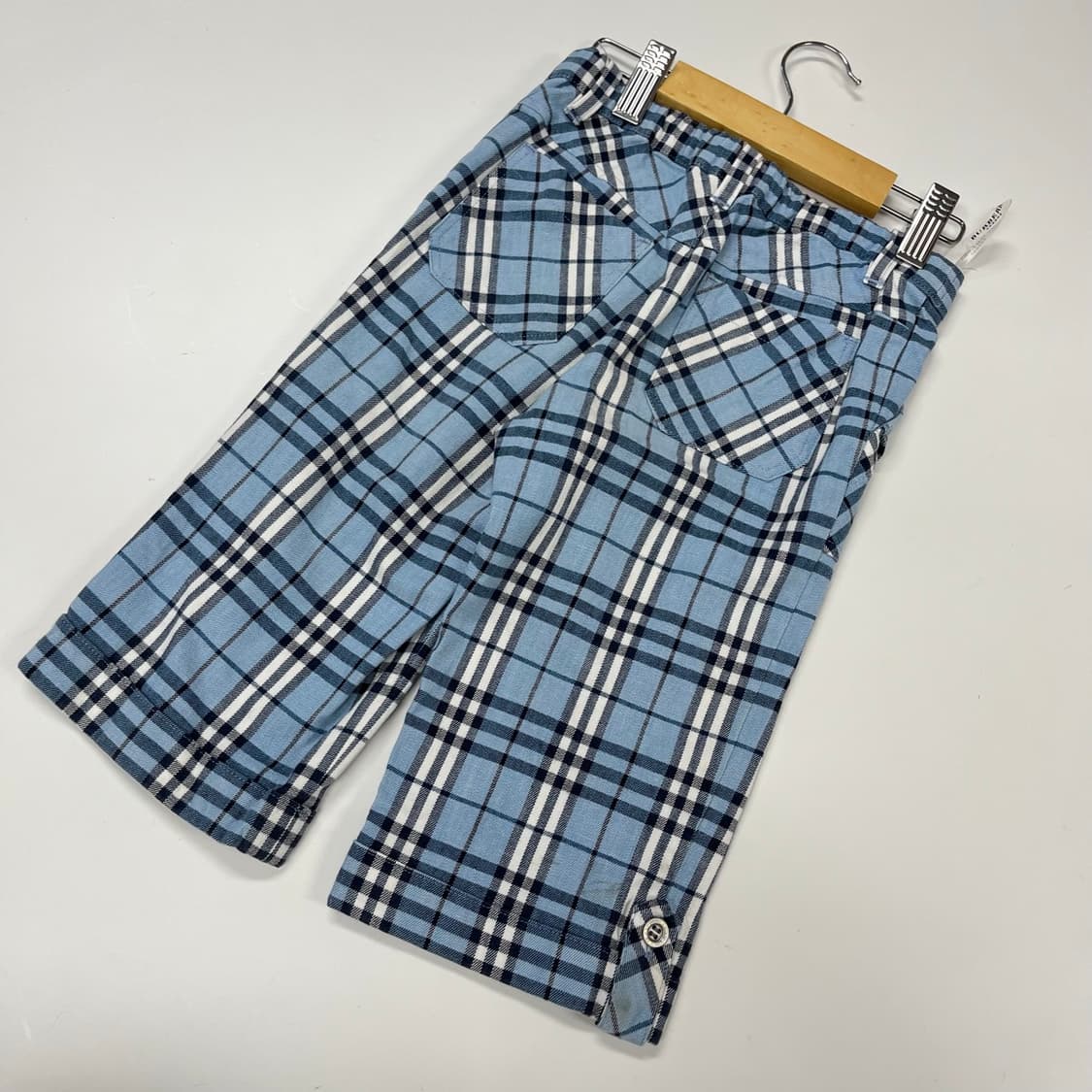 110 버버리 키즈 체크 팬츠 상품이미지5