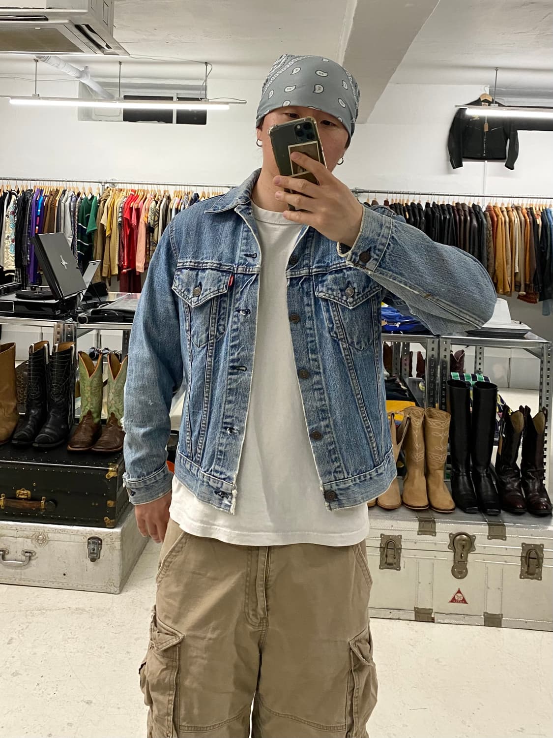 70s LEVI'S USA denim jacket 리바이스 70년대 데님 상품이미지10