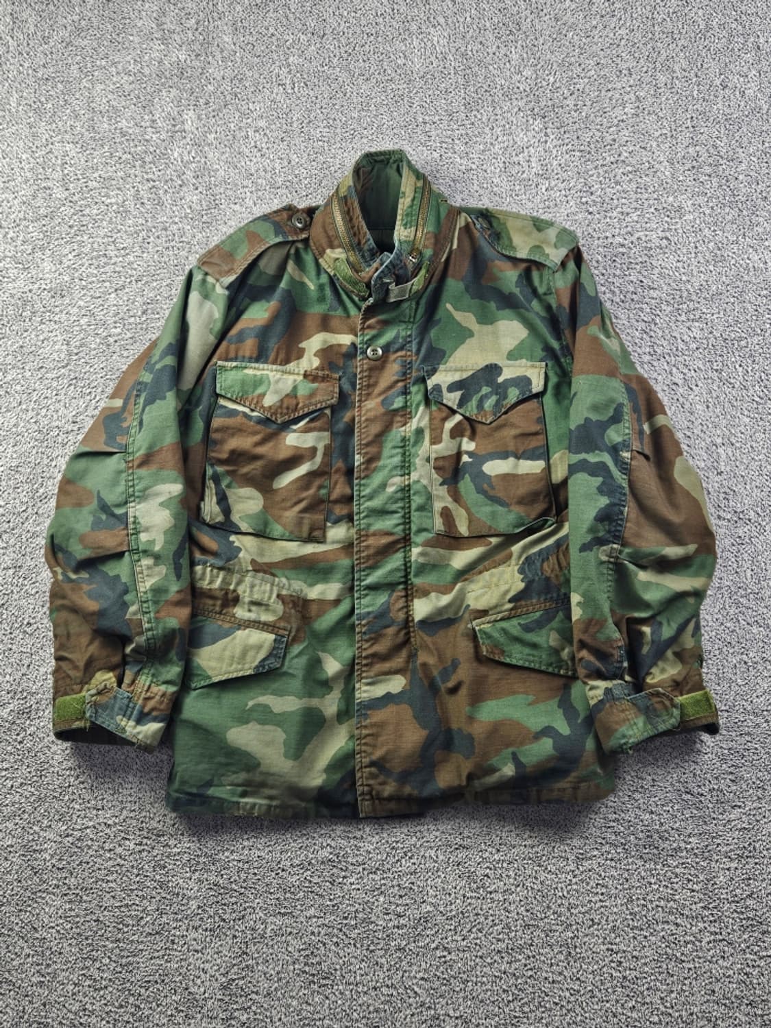 US ARMY 밀리터리 카모 필드 자켓 ( M추정 ) / 11148 상품이미지2