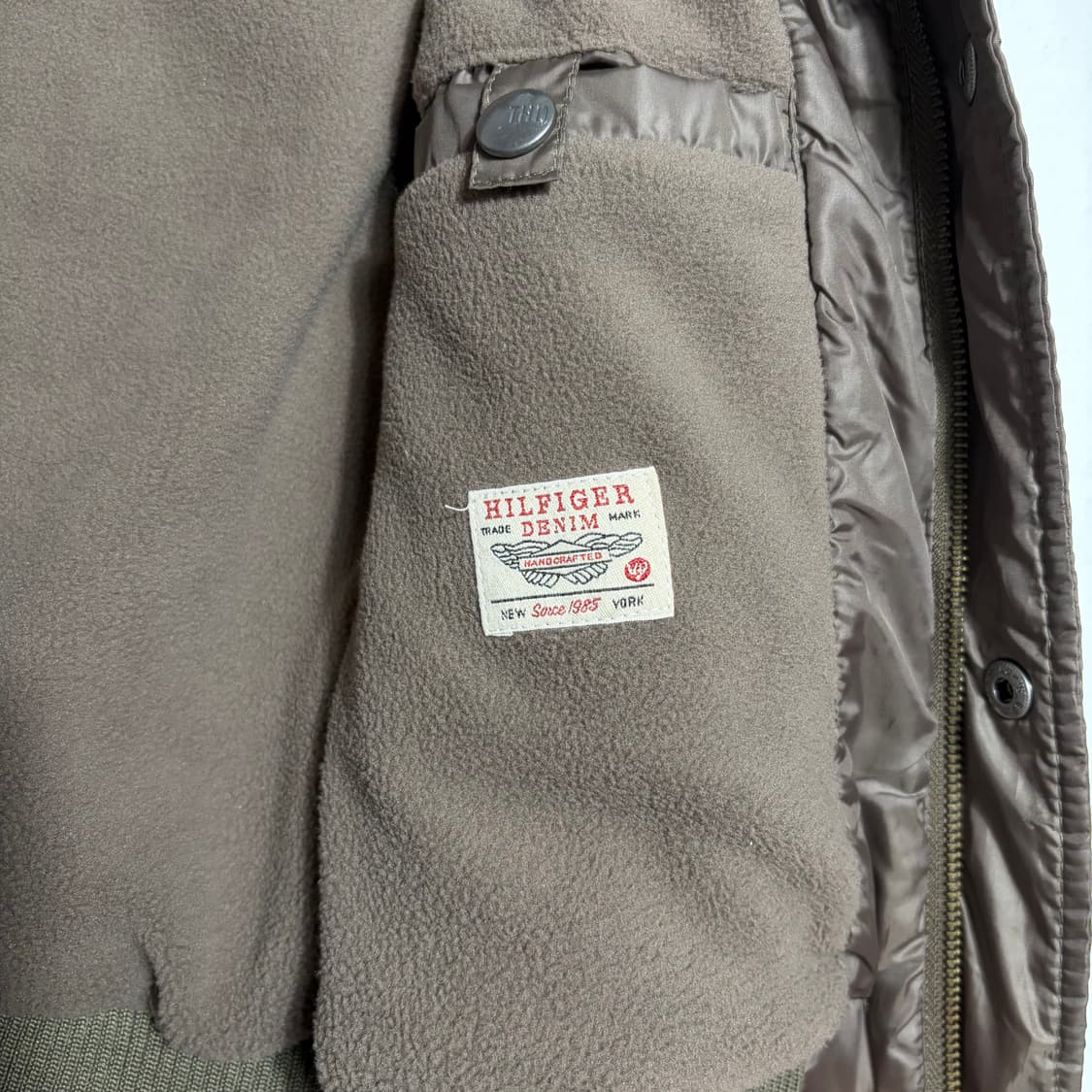 타미힐피거 브라운 퀼팅 패딩 조끼(XL) 상품이미지5