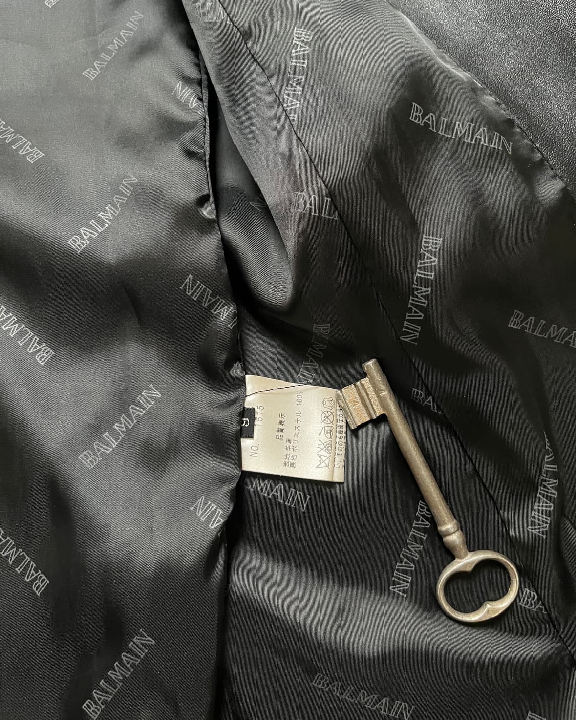 발망 레더 후드 코트 balmain 양가죽  상품이미지8