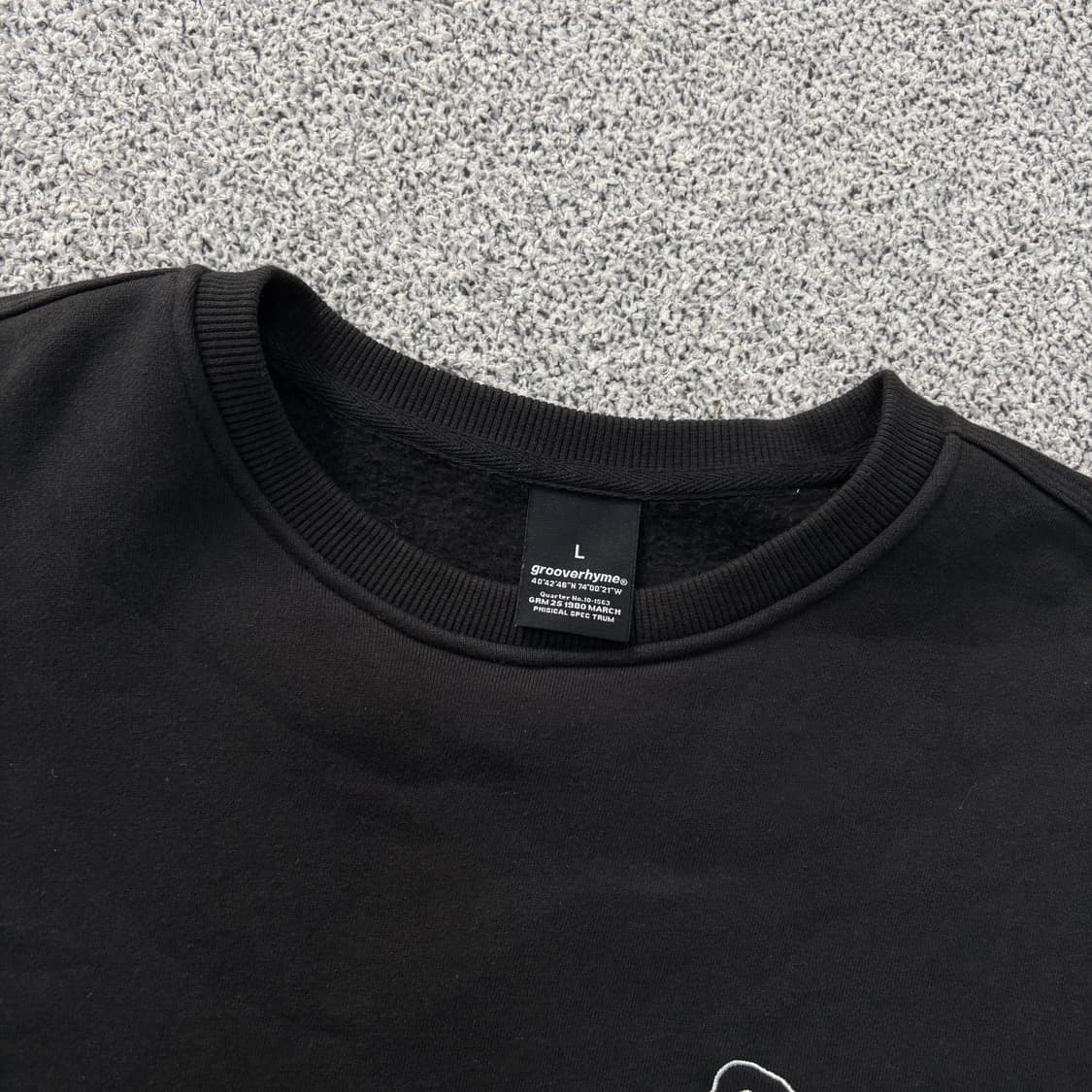 L 그루브라임 맨투맨 기모 긴팔티 0312J 상품이미지2
