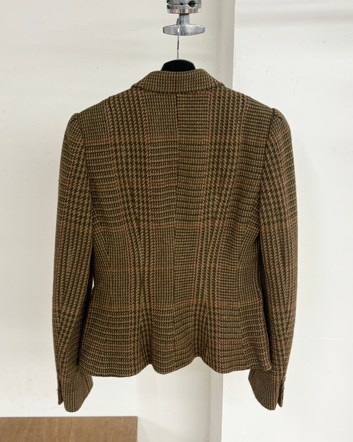 랄프 로렌 카키 브라운 트위드 블레이저 상품이미지6