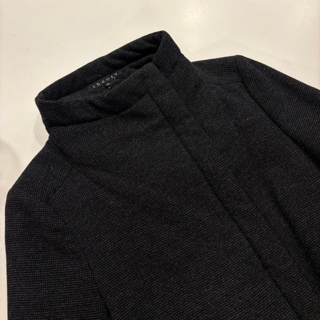[2] 09FW Theory 띠어리 울 블랙 봄버 자켓 D912 상품이미지3