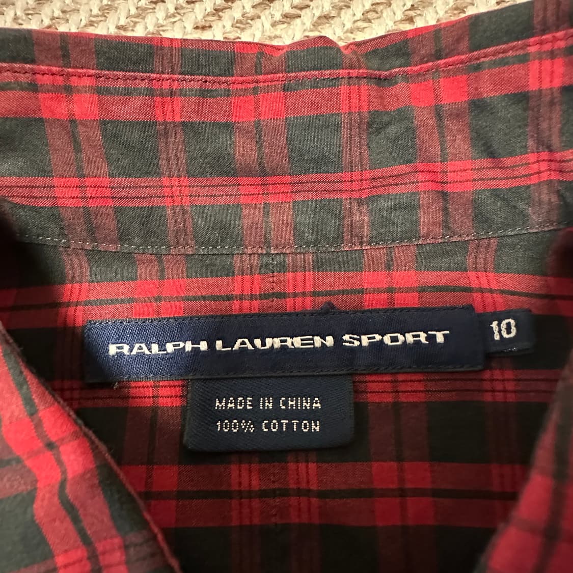 POLO RALPH LAUREN sport check shirt 상품이미지3
