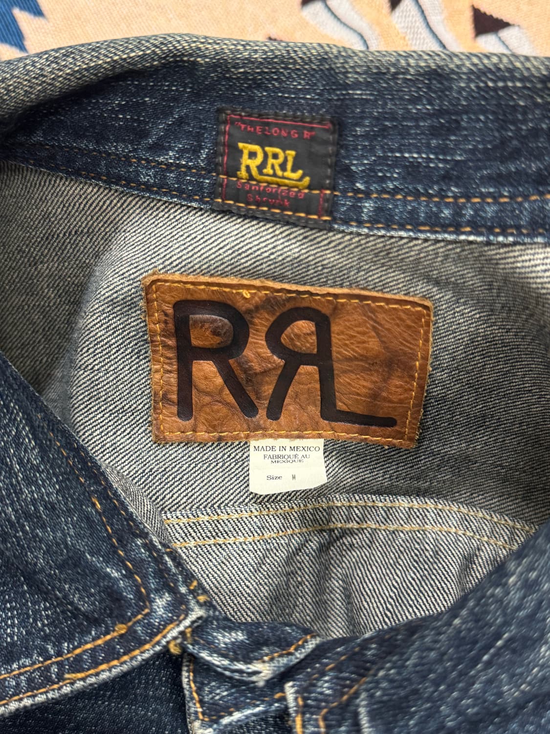 RRL 더블알엘 카우보이 데님 자켓 M 상품이미지5