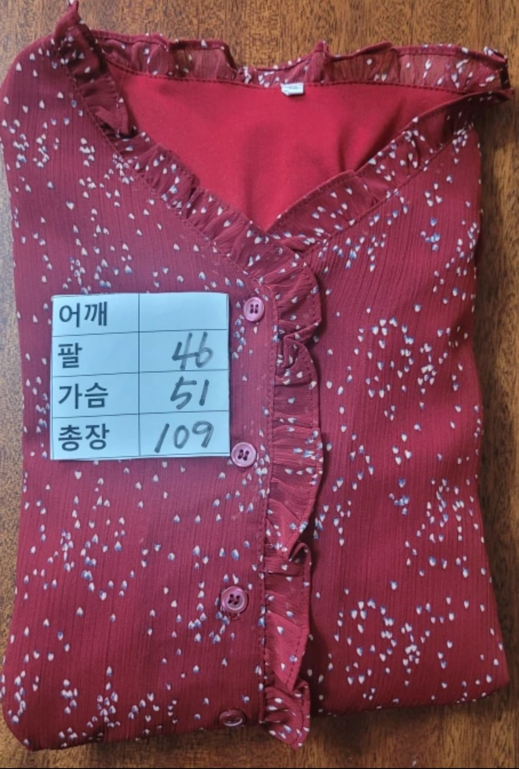 여성m사이즈👠레드와인 원피스 상품이미지8