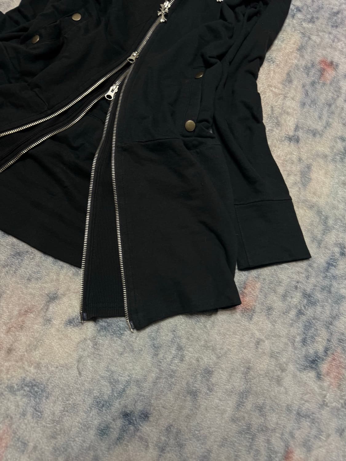 Confidential 00s cross charm gimmick zip 상품이미지6