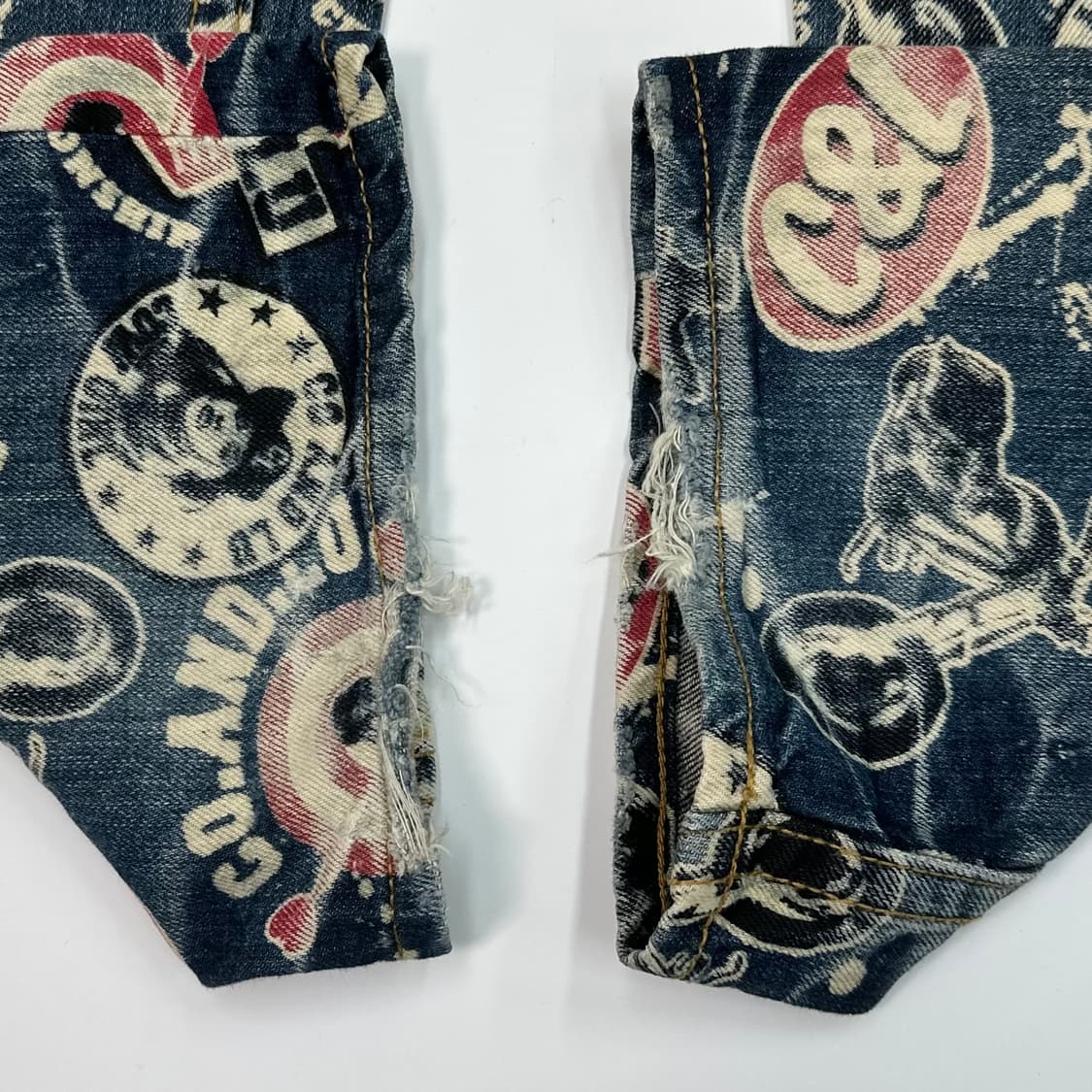 co&lu graphics denim pants 상품이미지9