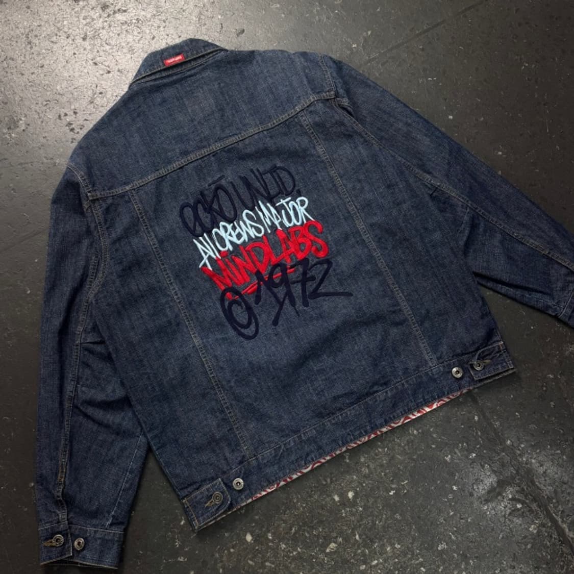 100 에코 언리미티드 Y2K 청자켓 상품이미지5