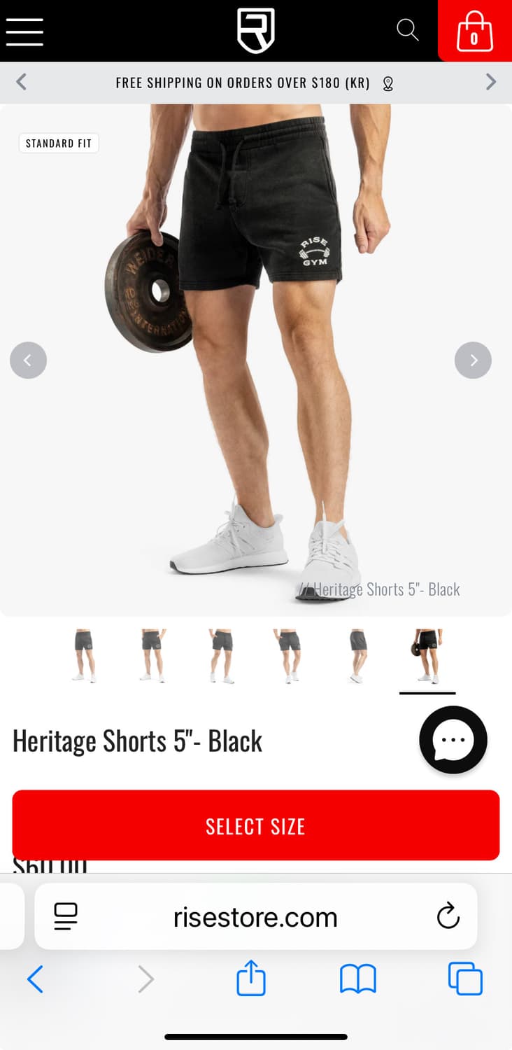 Rise 헤리티지 5인치 쇼츠 S 상품이미지6