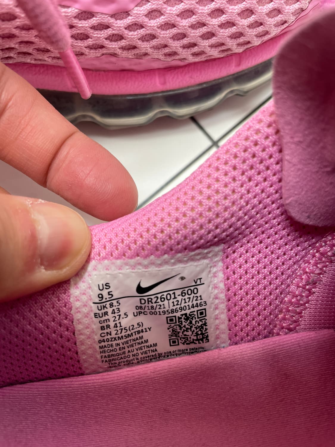 나이키 스투시 에어맥스 2013 싸이킥 핑크 상품이미지7