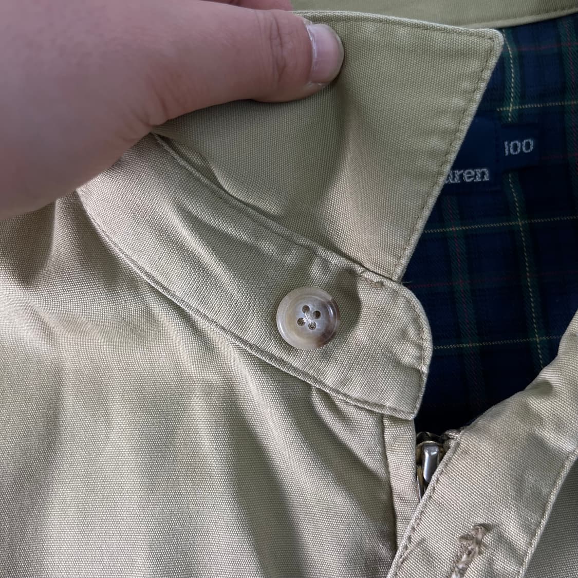 105 폴로랄프로렌 베이지 바라쿠타 블루종 자켓 상품이미지4