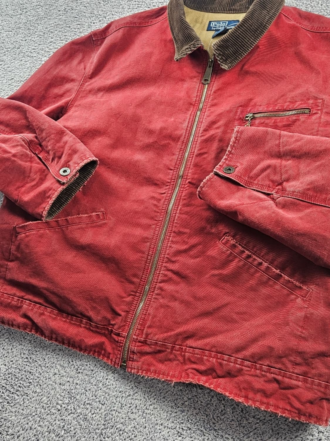 90's 폴로랄프로렌 캔버스 디트로이트 워크 자켓 (XL) / 10708 상품이미지8