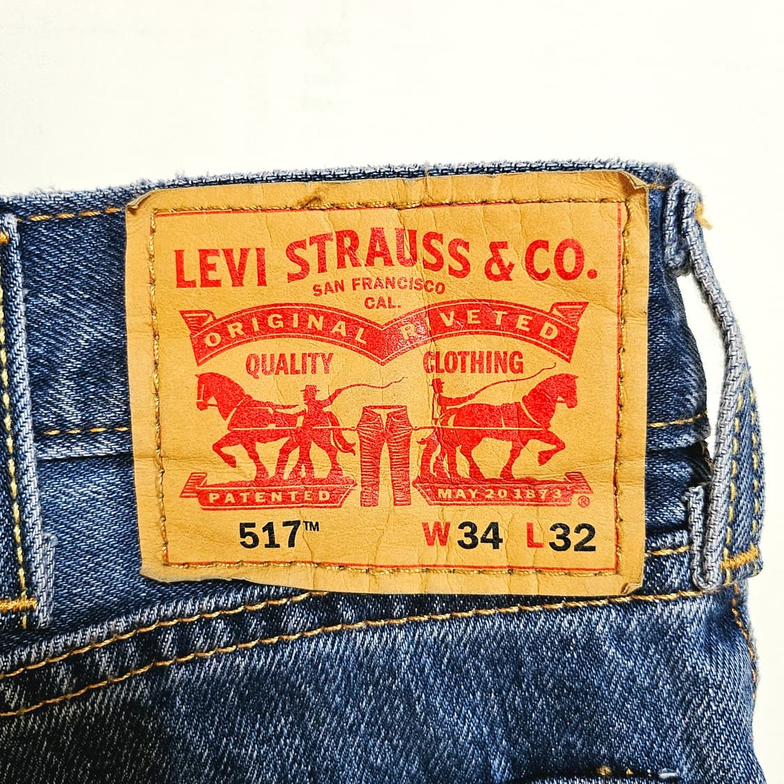 [34x32][리바이스] 517™부츠컷 데님 진 미디엄인디고 상품이미지7