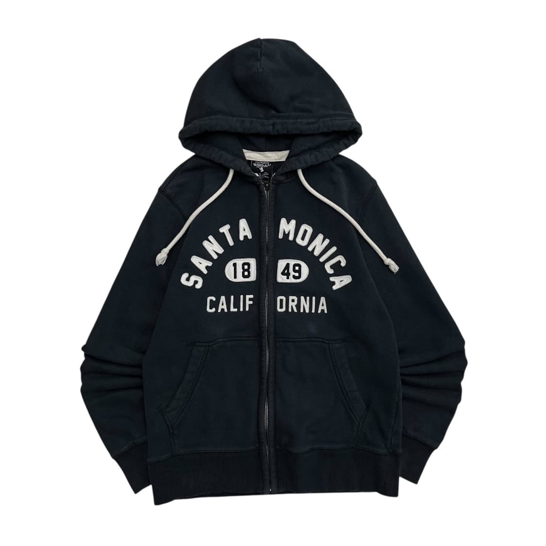 후아유 센터로고 차콜 후드집업 M 상품이미지2