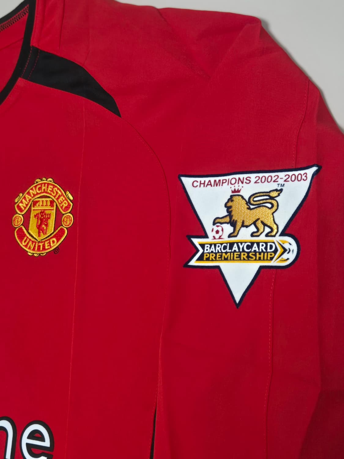 레트로)02-04시즌 맨유 호날두 맨유데뷔 긴팔유니폼 L 레플리카 상품이미지6