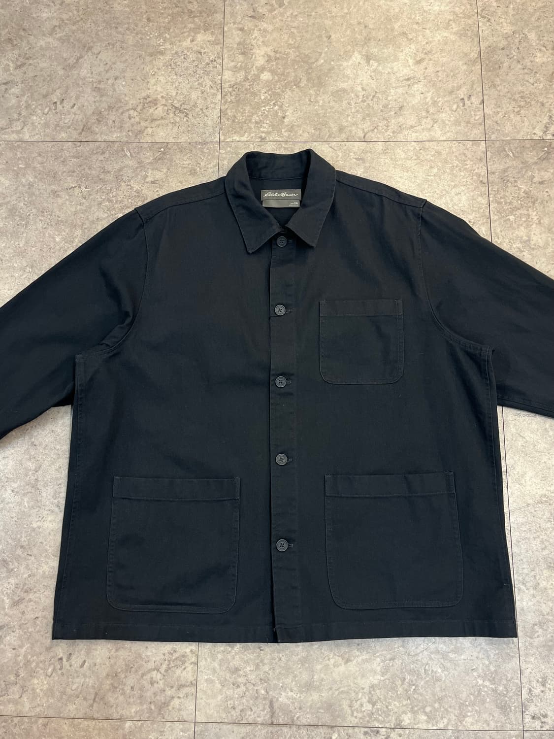 에디바우어 카라 자켓 블랙 3XL #csz2777 상품이미지4