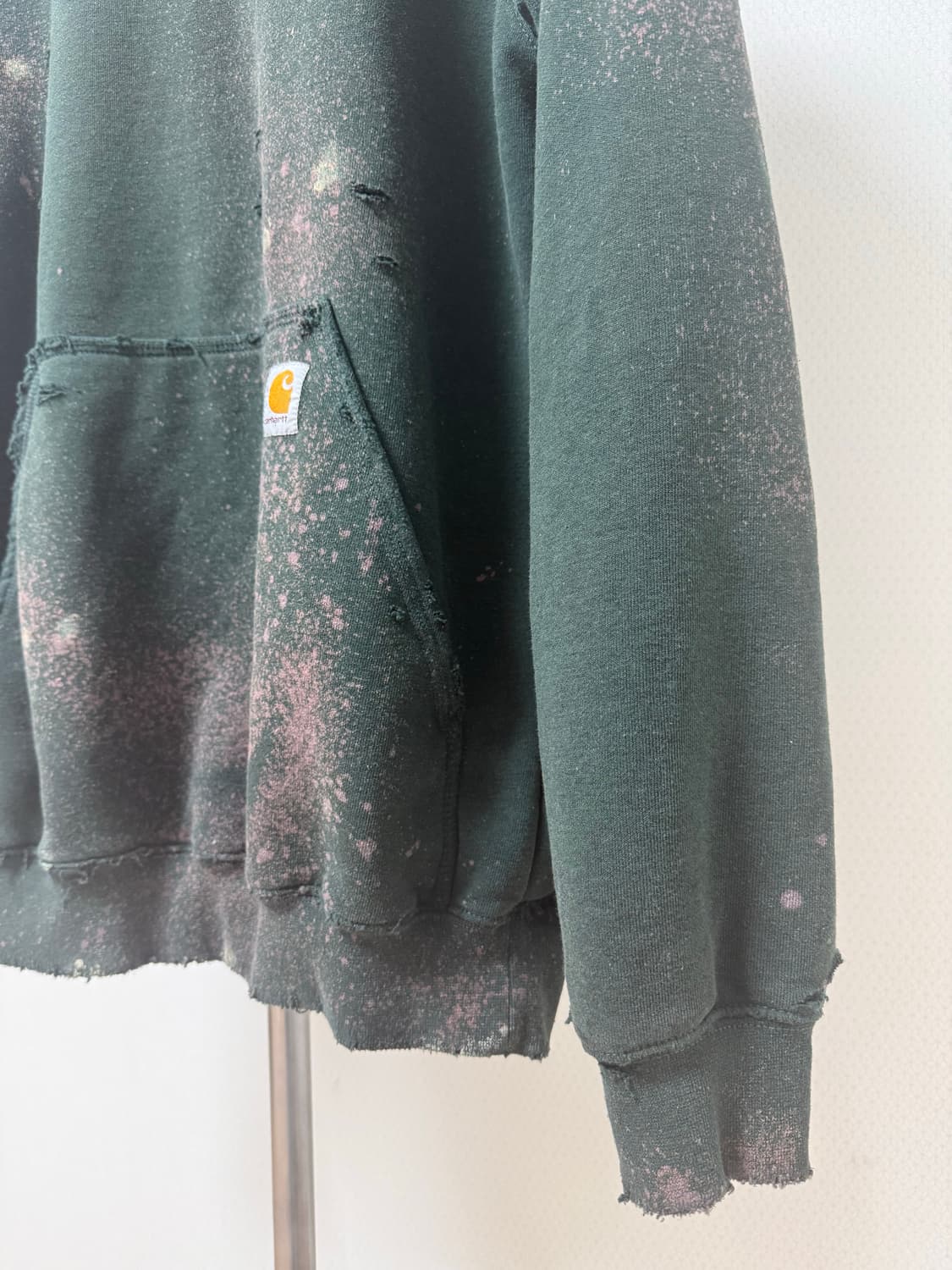 빈티지 칼하트 카키 후드(기모) 상품이미지5