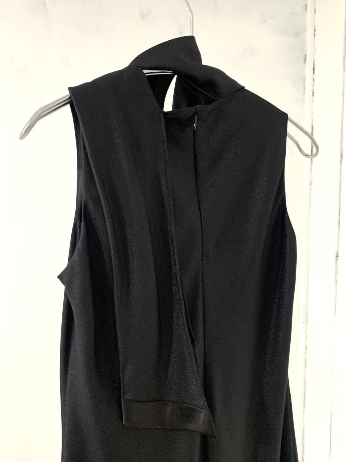 Black Tie Feminine Midi Dress 상품이미지10