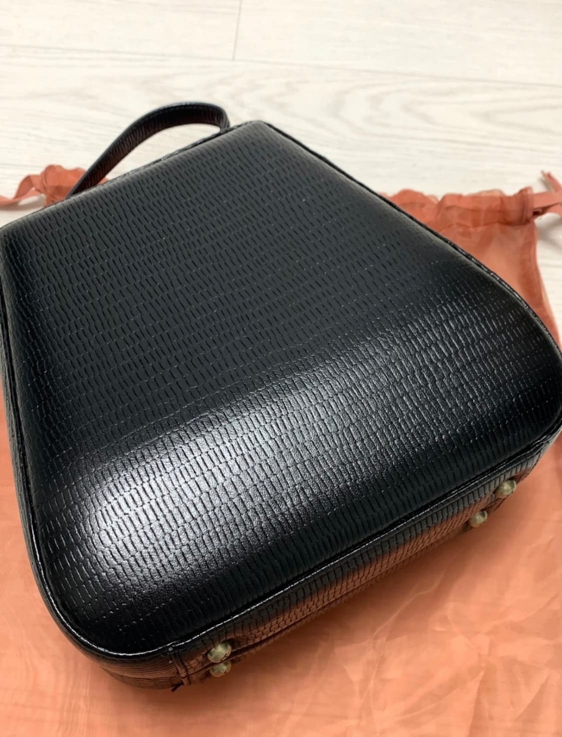 아카이브앱크 쉘틴백 리자드블랙 상품이미지3