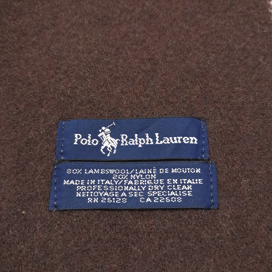 MX406 폴로 랄프 로렌 퍼플 & 멀티 타탄 체크 & 브라운 양면 램 상품이미지4